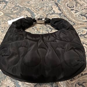 Quilted handbag -black NWT